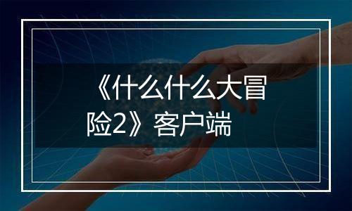 《什么什么大冒险2》客户端
