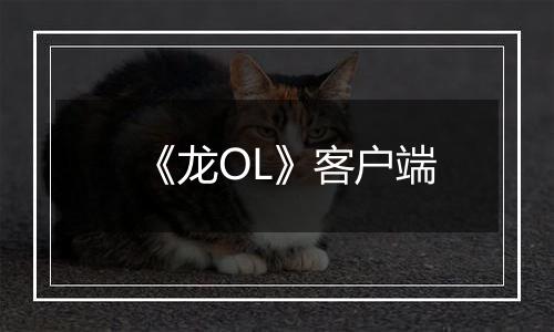 《龙OL》客户端