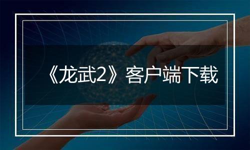 《龙武2》客户端下载
