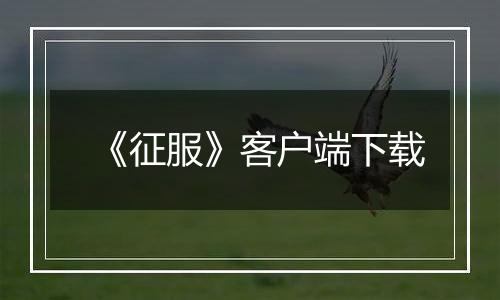 《征服》客户端下载