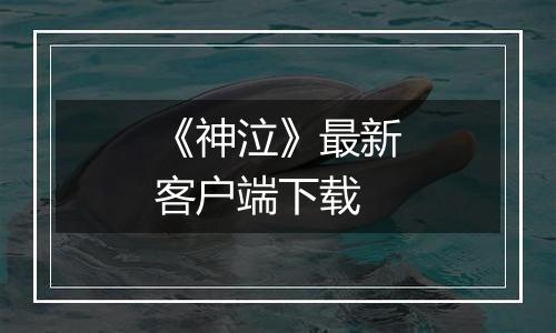 《神泣》最新客户端下载