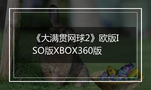 《大满贯网球2》欧版ISO版XBOX360版