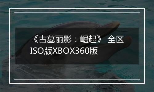 《古墓丽影：崛起》 全区ISO版XBOX360版