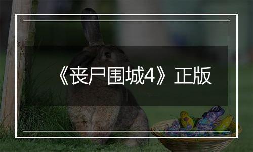 《丧尸围城4》正版