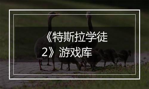 《特斯拉学徒2》游戏库