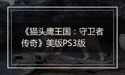 《猫头鹰王国：守卫者传奇》美版PS3版
