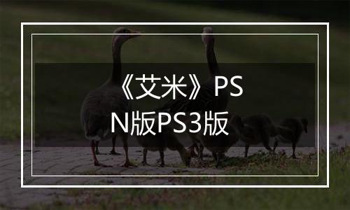 《艾米》PSN版PS3版