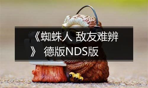 《蜘蛛人 敌友难辨》 德版NDS版