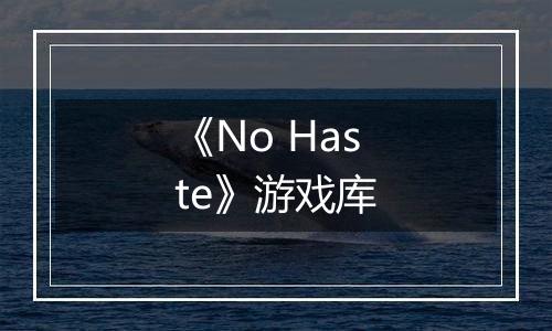 《No Haste》游戏库