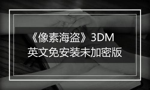 《像素海盗》3DM英文免安装未加密版