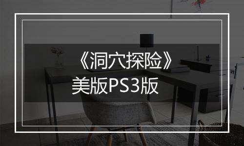 《洞穴探险》美版PS3版