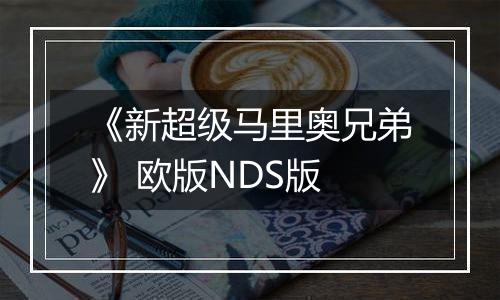 《新超级马里奥兄弟》 欧版NDS版