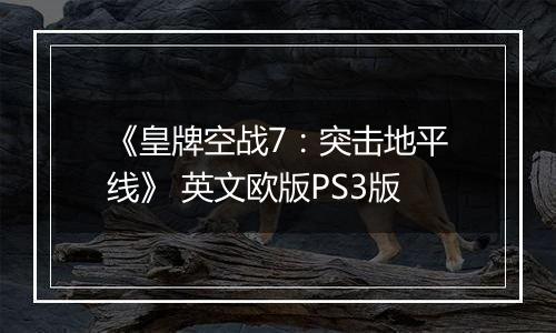 《皇牌空战7：突击地平线》 英文欧版PS3版