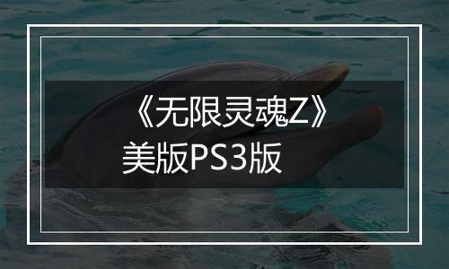 《无限灵魂Z》美版PS3版