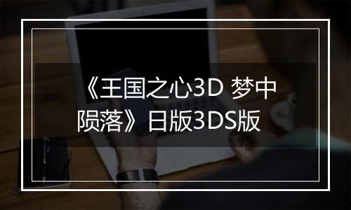 《王国之心3D 梦中陨落》日版3DS版