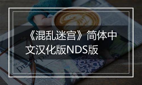 《混乱迷宫》简体中文汉化版NDS版