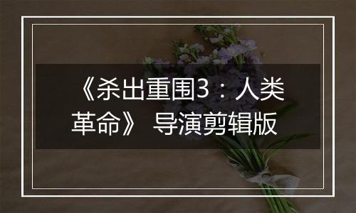 《杀出重围3：人类革命》 导演剪辑版