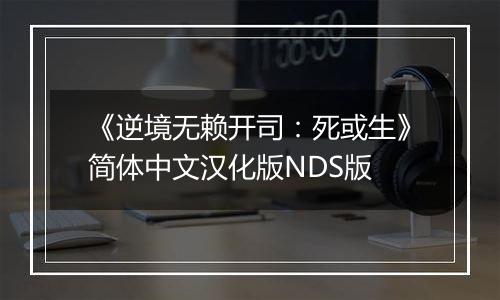 《逆境无赖开司：死或生》简体中文汉化版NDS版