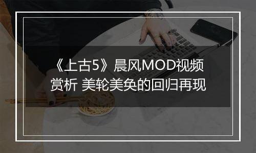 《上古5》晨风MOD视频赏析 美轮美奂的回归再现