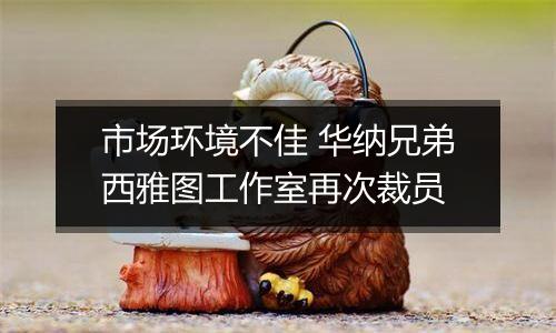 市场环境不佳 华纳兄弟西雅图工作室再次裁员