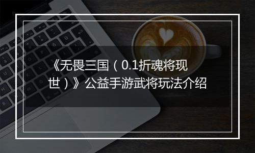 《无畏三国（0.1折魂将现世）》公益手游武将玩法介绍