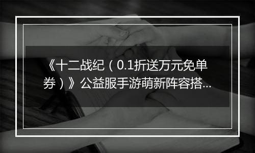 《十二战纪（0.1折送万元免单券）》公益服手游萌新阵容搭配
