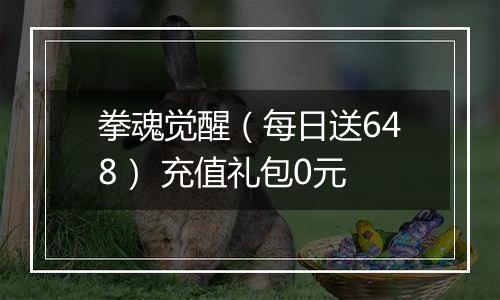 拳魂觉醒（每日送648） 充值礼包0元
