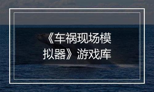 《车祸现场模拟器》游戏库