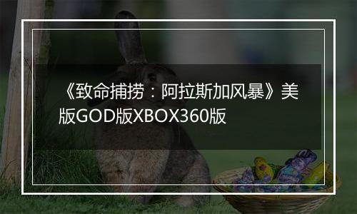 《致命捕捞：阿拉斯加风暴》美版GOD版XBOX360版