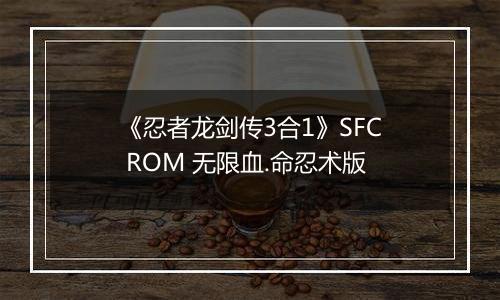 《忍者龙剑传3合1》SFC ROM 无限血.命忍术版