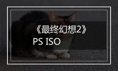 《最终幻想2》PS ISO