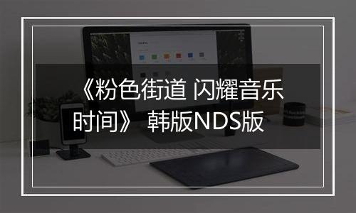 《粉色街道 闪耀音乐时间》 韩版NDS版